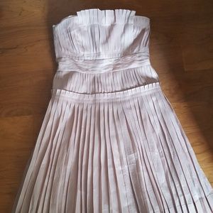 JCrew Unique pleated vintage-y dress